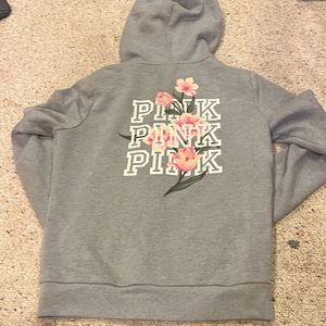 Victorias Secret PINK full zip up hoodie sweatshirt
